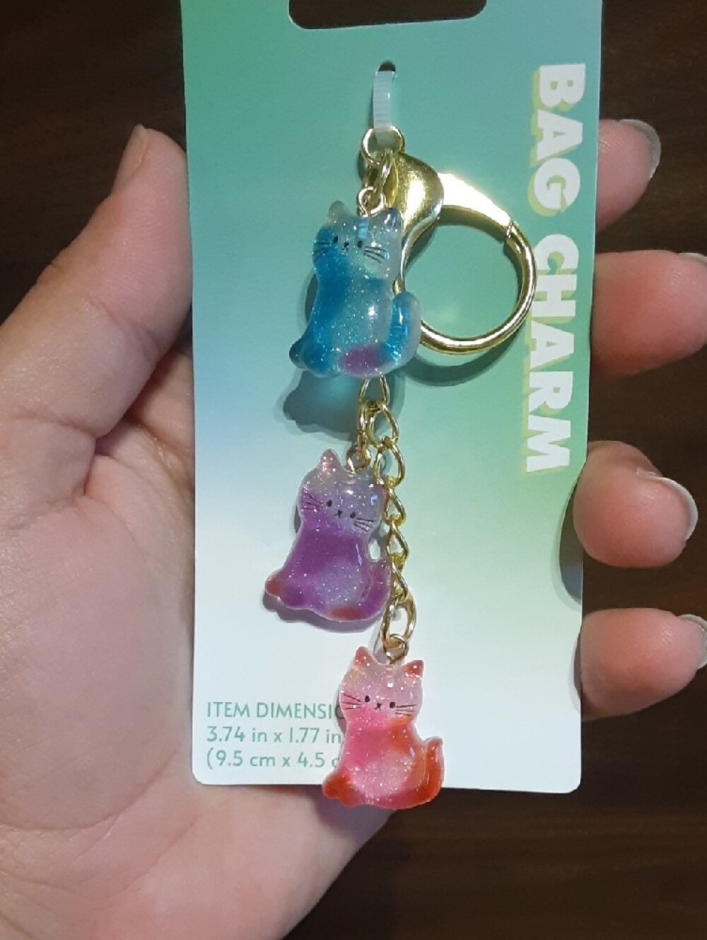 Kitty Charm Keychain